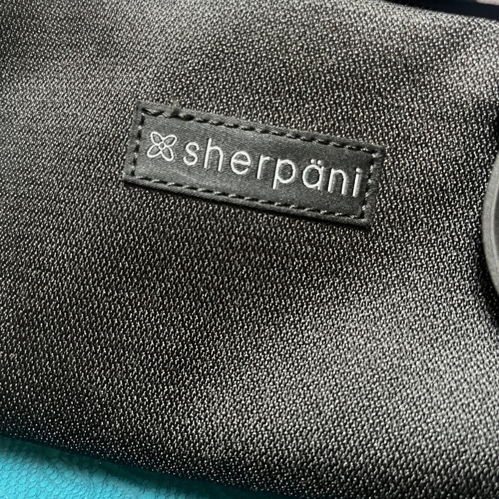 Sherpani Black and Gray Floral Crossbody Bag - Picture 2 of 12